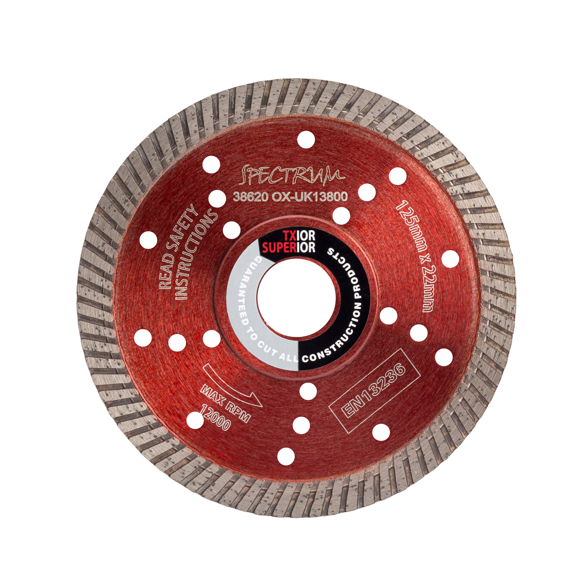 SPECTRUM TX10R-125/22 SUPERFAST DIAMOND DISC 125MM