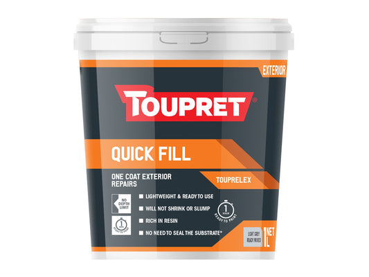 TOUPRET TOUTTTLX01 EXTERIOR QUICK FILL 1l LIGHT GREY