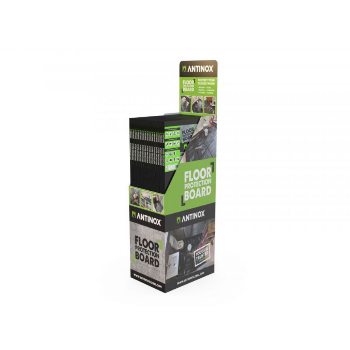 ANTINOX PROTECTIVE BLACK SHEET 1200 x 600 x 2mm (PACK 10) 190001POS