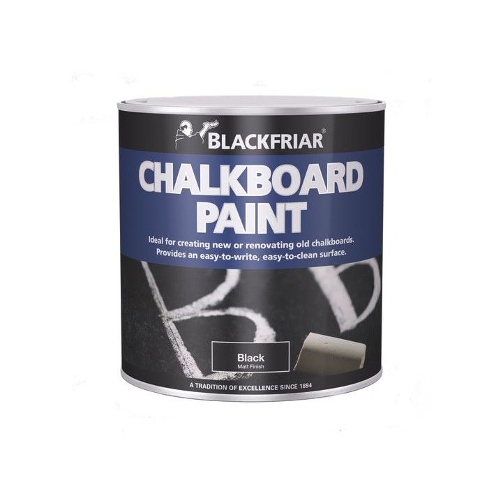BLACKFRIARS CHALKBOARD PAINT 500ml BLACK BF0520002E1