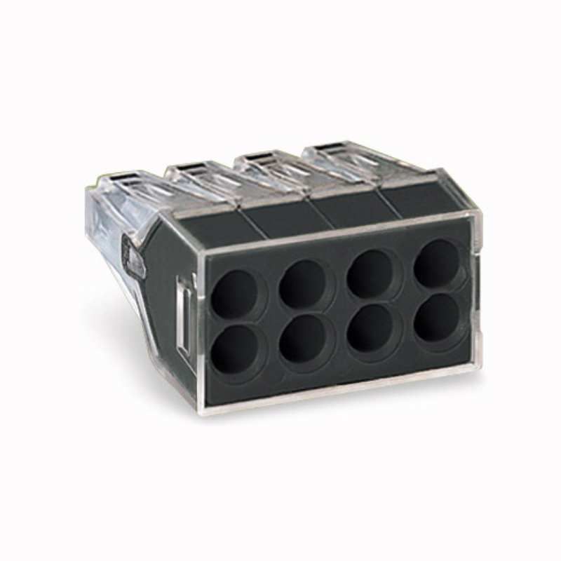 WAGO 773-108 PUSHWIRE CONNECTOR 8WAY 2.5m (BOX 50)