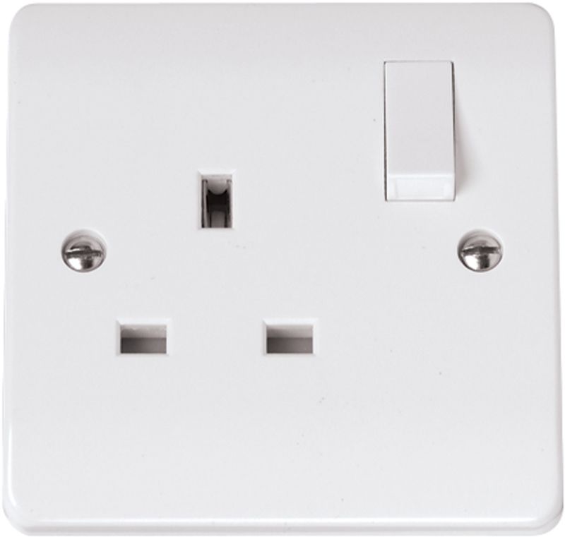 CLICK CMA035 1-GANG 2-POLE SOCKET OUTLET 13a