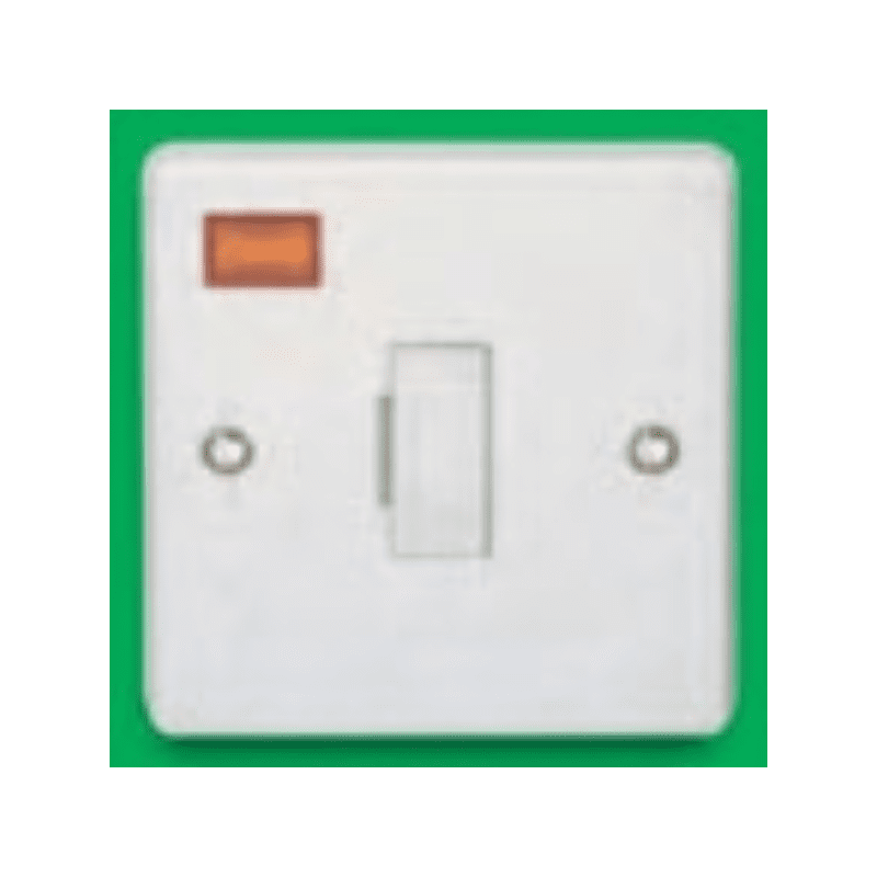 CRABTREE 4828/3 UNSWITCHED FUSED CONNECTION UNIT 13a WITH NEON INDICATOR