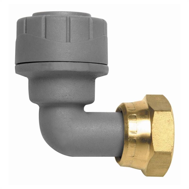POLYPIPE POLYPLUMB BENT TAP CONNECTOR 15mm x 1/2" PB1715