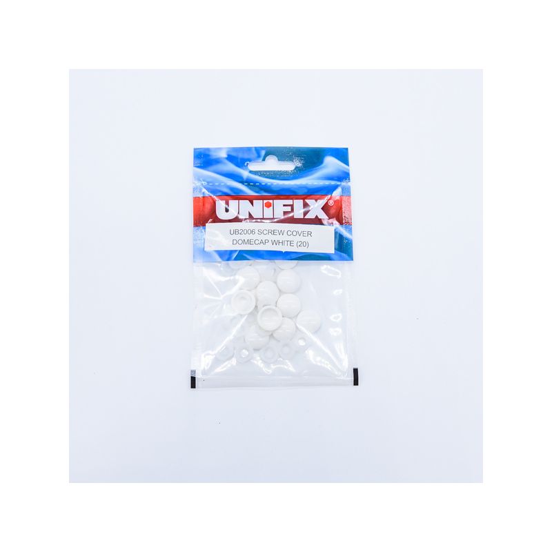 UNIFIX DOME CAP SCREW COVER CHROME PLATED (PACK 20) UB2003
