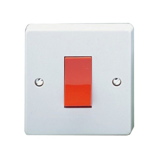 CRABTREE 4016 2-POLE 1-GANG SWITCH 45a