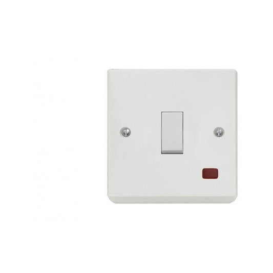 CONTACTUM DOUBLE POLE SWITCH FLEX OUTLET & NEON 20a X1799