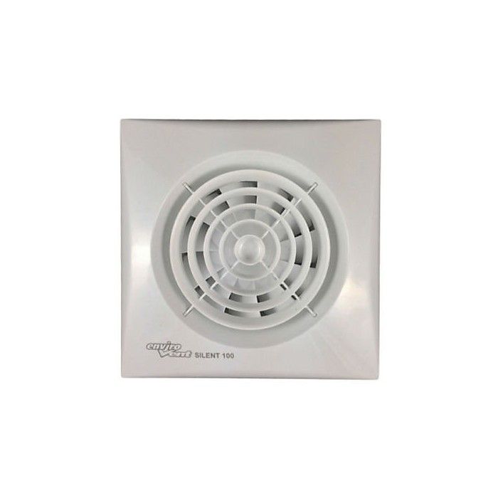 ENVIROVENT SILENT EXTRACTOR FAN 100mm WITH TIMER SIL100T