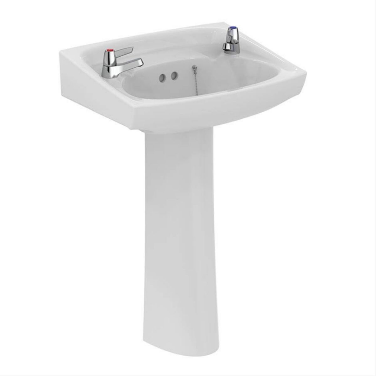 ARMITAGE SHANKS S217001 SANDRINGHAM ROYALEX 2TH BASIN 560mm WHITE
