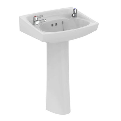 ARMITAGE SHANKS S217001 SANDRINGHAM ROYALEX 2TH BASIN 560mm WHITE