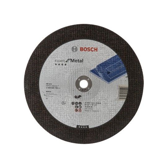 BOSCH 2608600706 FLAT METAL CUTTING DISC 20.0 x 3.5 x 300mm