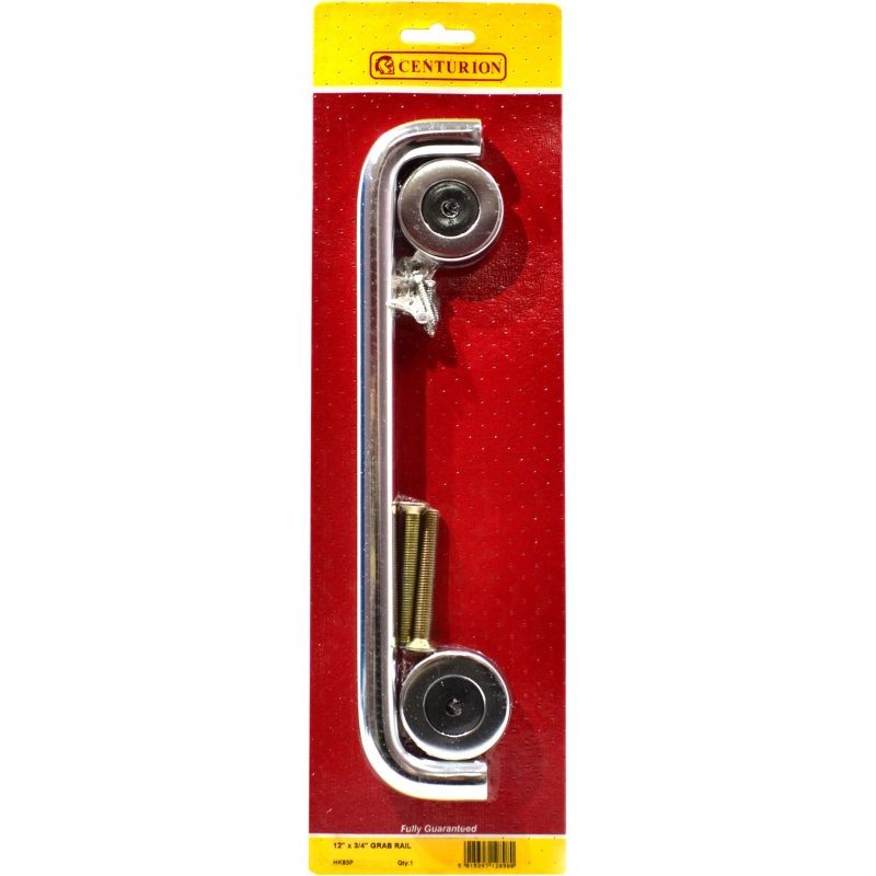 CENTURION HK83P POLISHED ALUMINIUM 300mm ROUND PULL HANDLE BAR