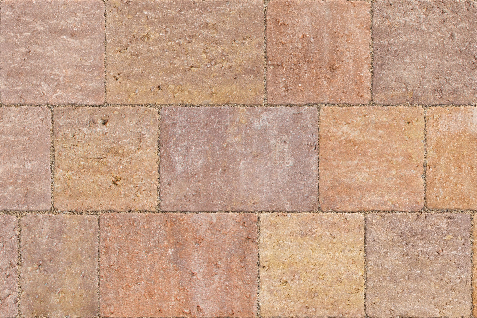 MARSHALLS DRIVESETT TEGULA BLOCK PAVING 160 x 160 x 50mm HARVEST PV125810K