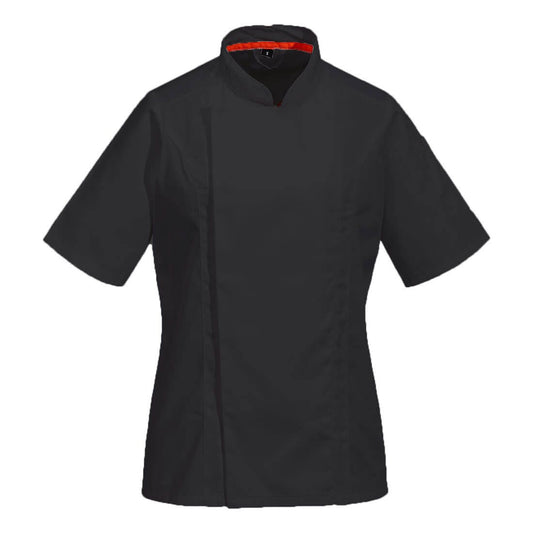 Chef's Women's Mesh Air Pro Jacket S/S, L, R, Black