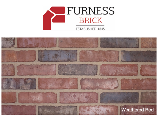 FURNESS WEATHERED RED BRICK 73mm