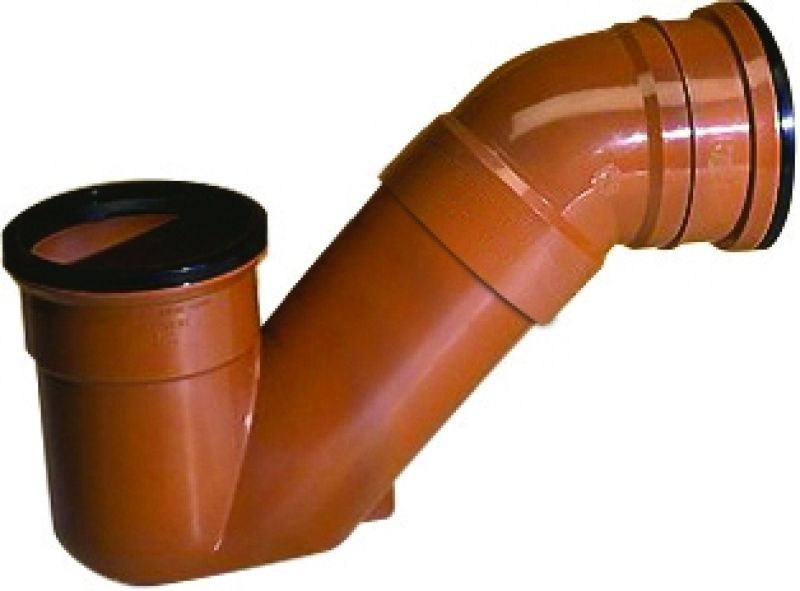 HUNTER DS001 P GULLY TRAP 110mm x 90deg