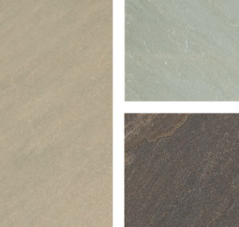 BRADSTONE BLENDED NATURAL STONE PAVING 900 x 600 x 18mm IMPERIAL GREEN 21615