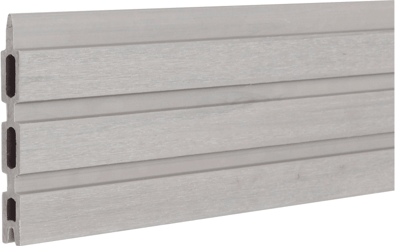 COMPLETE COMPOSITE SLATTED FENCING BOARD 1830 x 161 x 20mm MISTY WOOD CCSFBMW