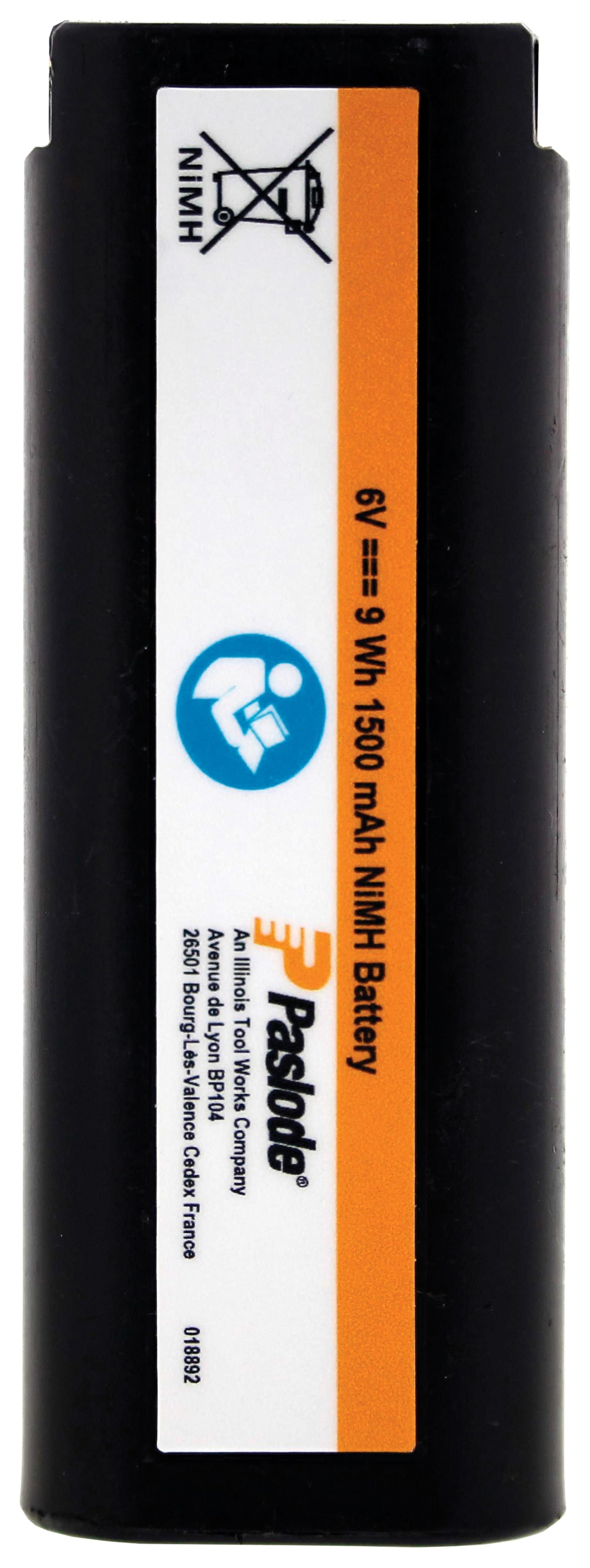 PASLODE 018890 NI-HD OVAL BATTERY 6V 1500MAH