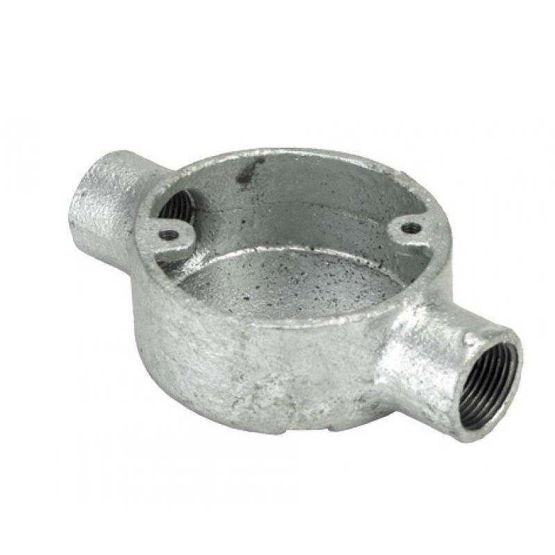 NIGLON CB225G 25MM THRO BOX GALV