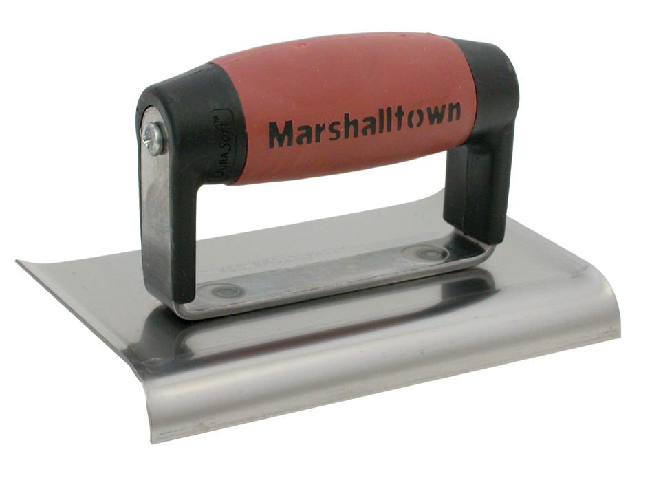 MARSHALLTOWN M/T136D DURASOFT CURVED EDGING TROWEL 6"