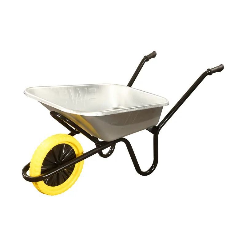 WALSALL EGVPP ENDURANCE GALVANISED PUNCTURE PROOF WHEELBARROW 90l