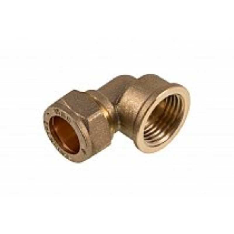 FLOWFLEX COMPRESSION FEMALE IRON ELBOW 28mm x 1" OP803.09