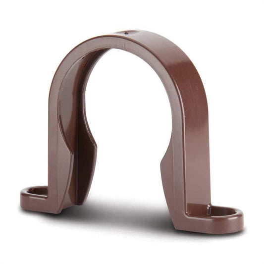 POLYPIPE ABS PIPE CLIP 40mm BROWN WS34BR
