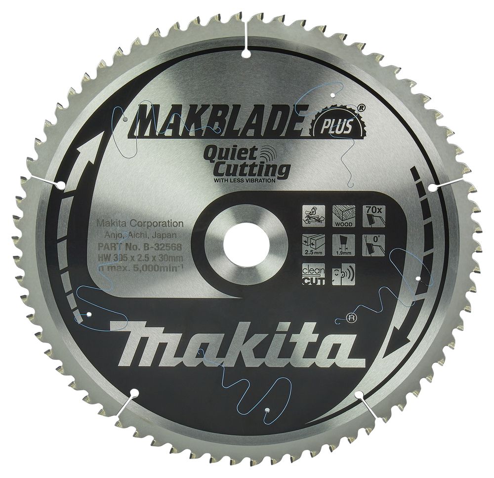 MAKITA B-08735 MAKBLADE CIRCULAR SAW BLADE 70T X 30 X 305MM