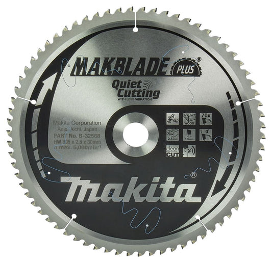 MAKITA B-08735 MAKBLADE CIRCULAR SAW BLADE 70T X 30 X 305MM