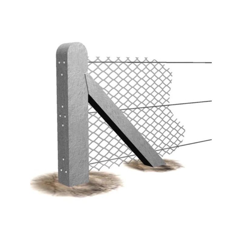 Supreme Concrete Straining Post 2.4M 125 x 125mm End CHK262E