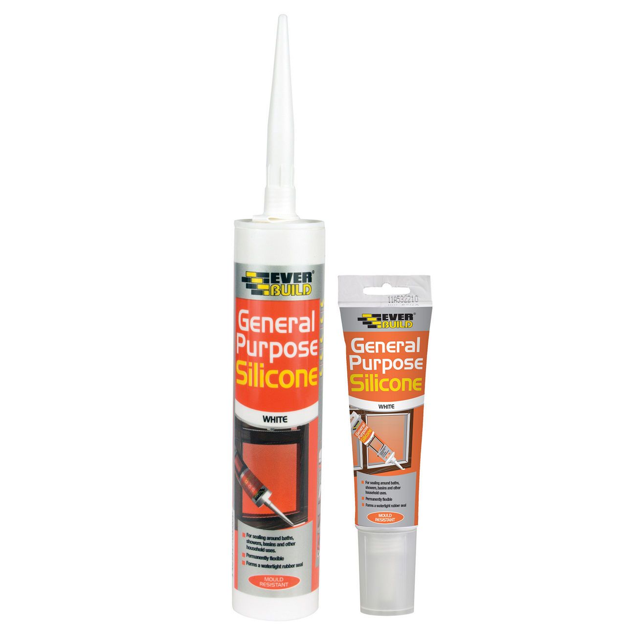 Everbuild General Purpose Silicone C3 Colour Black 12GPSBK