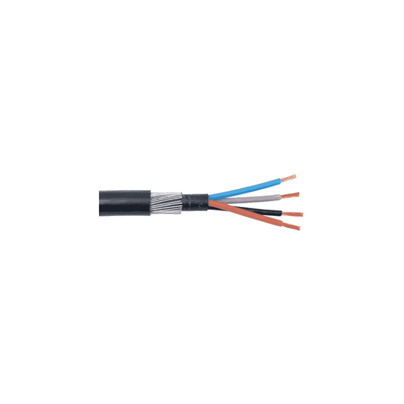 PX CABLE 6944X;001.5;BLK;001 1.5mm 4C STEEL WIRE ARMOURED