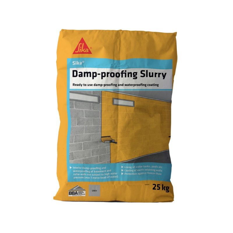 Sika Damp Proofing Slurry Tub 20Kg Grey SKDPSLUR20