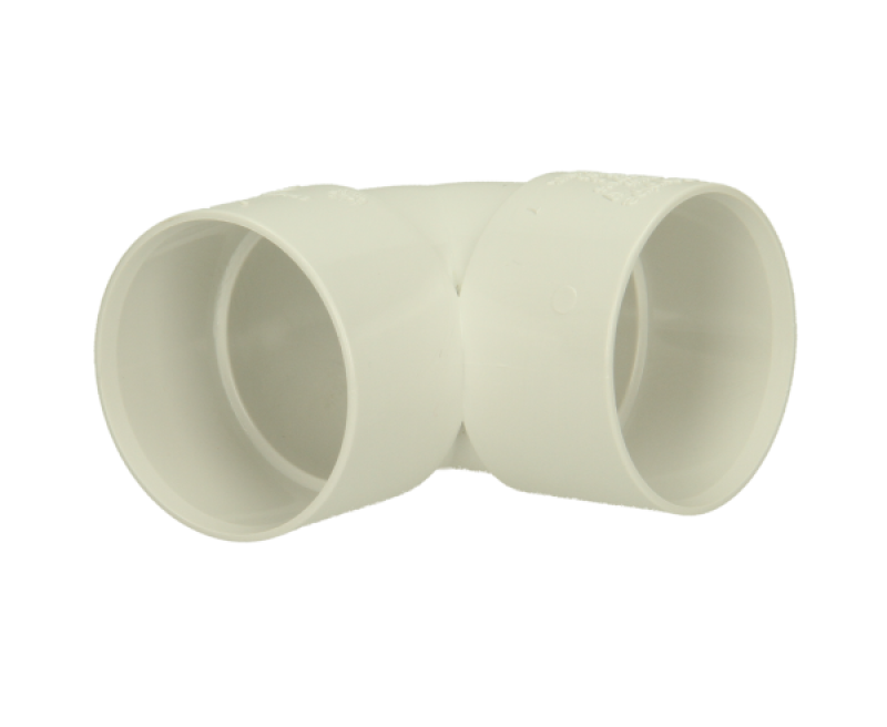 POLYPIPE MUPVC WASTE KNUCKLE BEND 32mm x 90deg MU112SG SOLVENT GREY