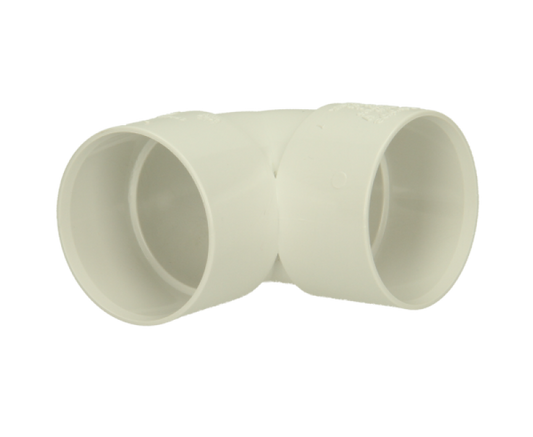POLYPIPE MUPVC WASTE KNUCKLE BEND 32mm x 90deg MU112SG SOLVENT GREY