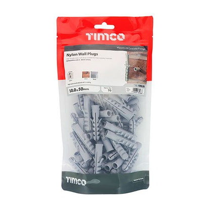 TIMCO NYLON PLUGS (BAG 70) SIZE 10 10NLPB