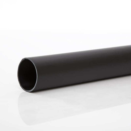 POLYPIPE PUSHFIT WASTE PIPE 50mm x 3m WP51 WP51B BLACK