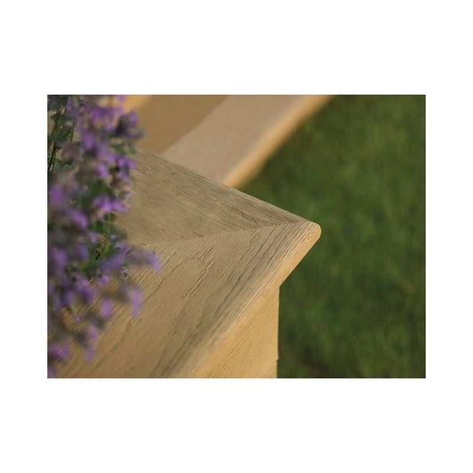 Millboard Bullnose Board 150 x 32 x 3600mm Golden Oak