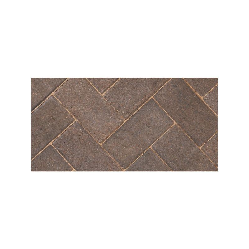 BRADSTONE EUROPA DRIVEWAY PAVIOUR 200 x 100 x 60mm BURNT OKER 40727
