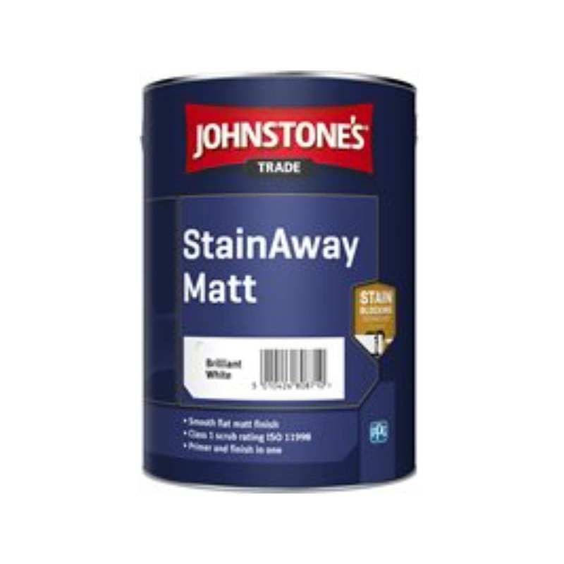 JOHNSTONES STAINAWAY MATT BRILLIANT WHITE 2.5l 421699