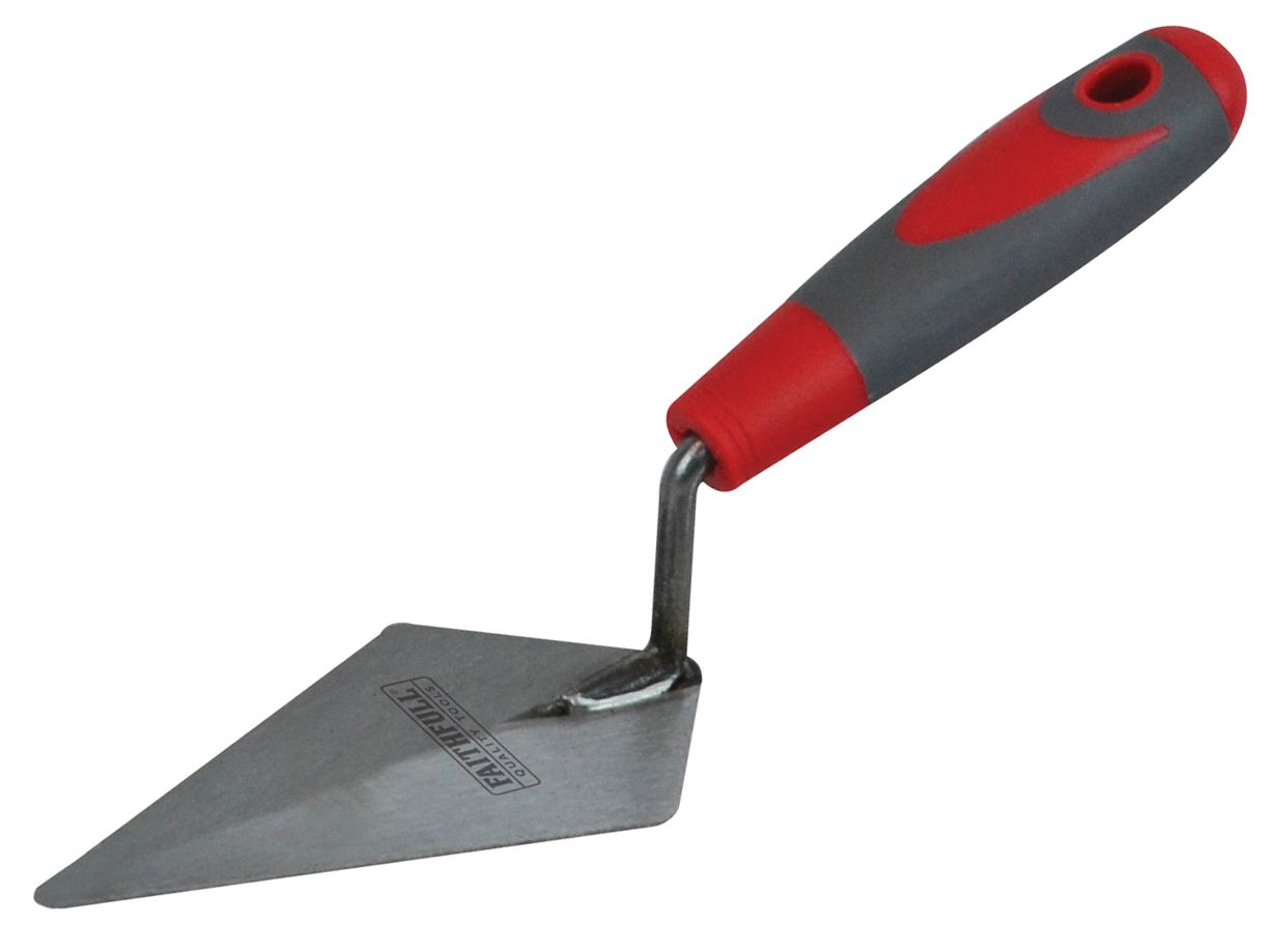 FAITHFULL FAISGTPT6 SOFT GRIP LONDON POINTING TROWEL 150mm