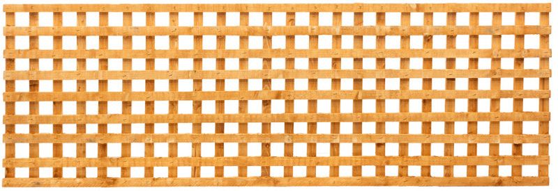 GRANGE BADSQ61 SQUARE BADMINTON TRELLIS 0.61 x 1.83m GOLDEN BROWN