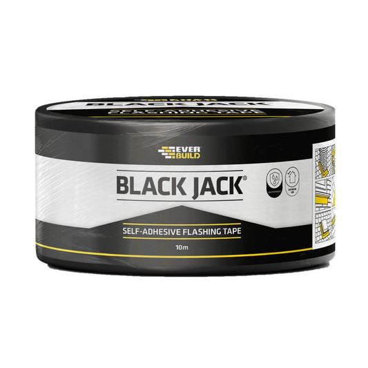 Everbuild Black Jack Self Adhesive Flashing Tape 3M x 225mm FLDIY225