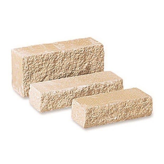 BRADSTONE PITCHED WALLING 290 x 90 x 136mm BUFF 03926