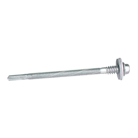 120mm HEAVY SECTION DRILL SCREW BOX 100 METALFIX 19mm WASHER MFH55120W19