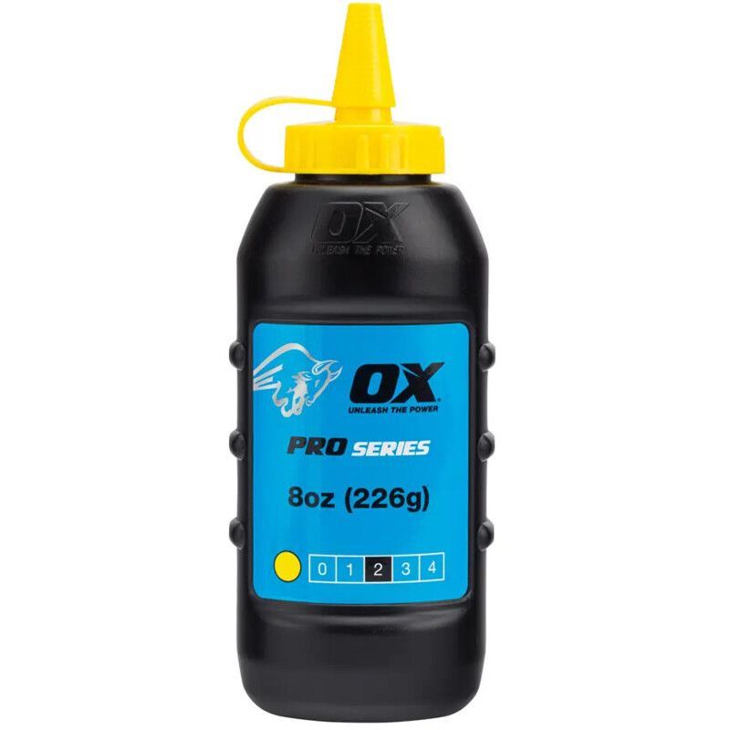 OX-P025703 PRO CHALK POWDER 226g YELLOW