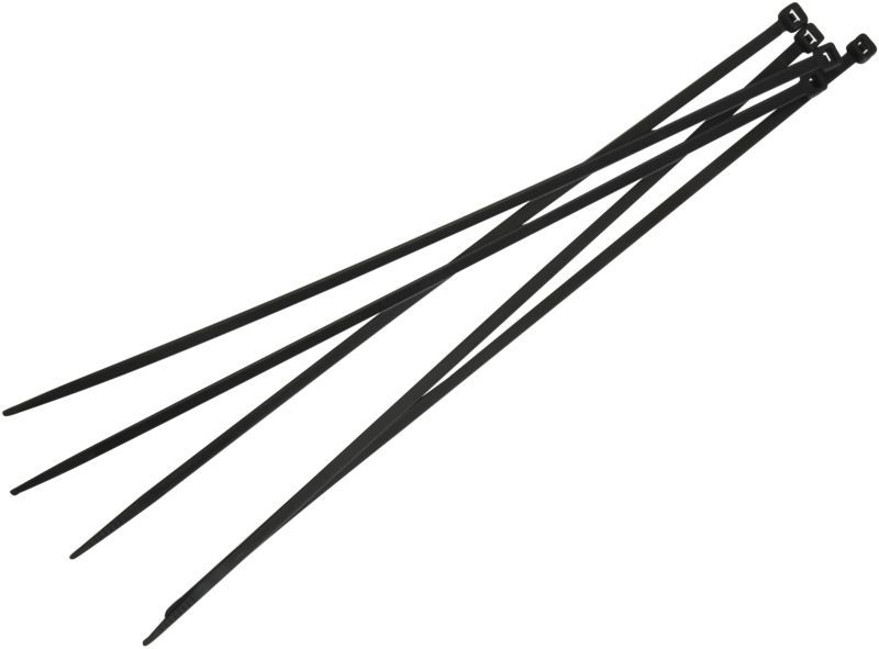 FAITHFULL FAICT300B CABLE TIES 4.8 x 300mm BLACK (PACK 100)