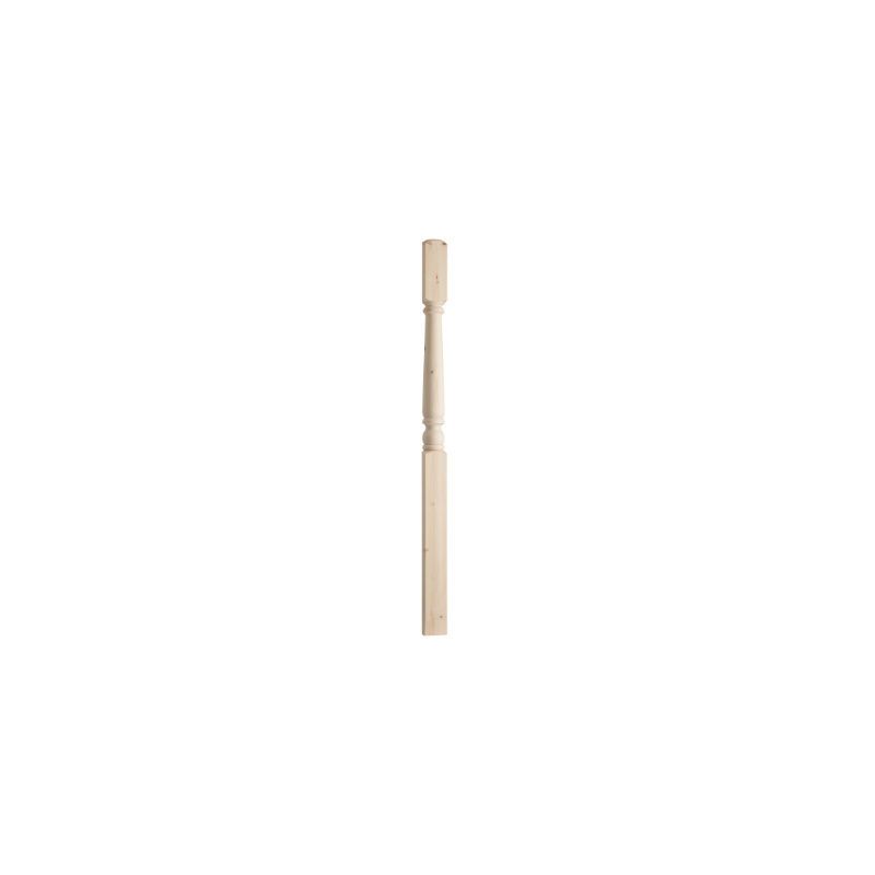 HALF PINE ONE PIECE NEWEL TURNING 91 x 1500mm OP230PHALF