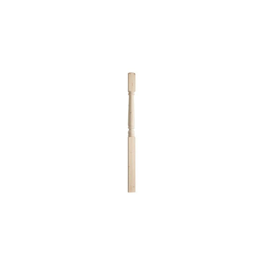 HALF PINE ONE PIECE NEWEL TURNING 91 x 1500mm OP230PHALF